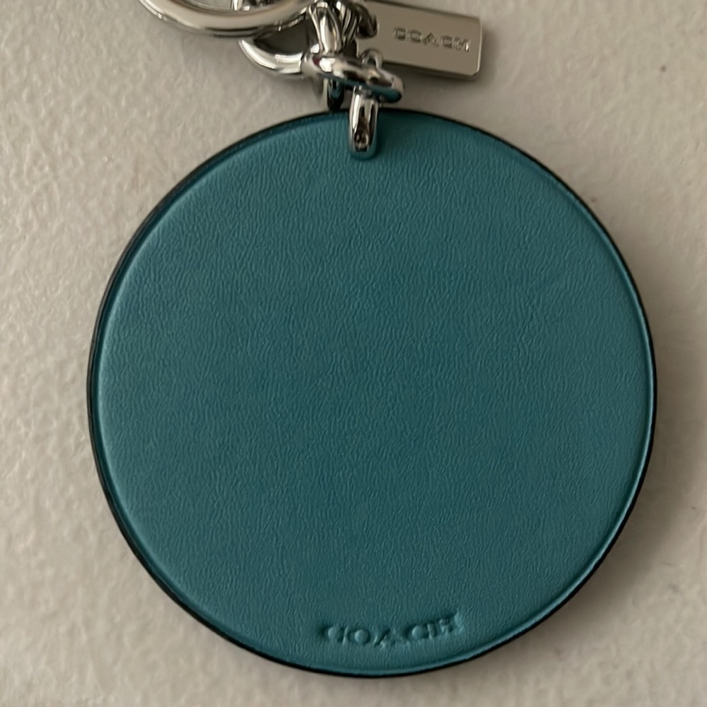 Coach Leather Retired Keychain - Picture 3 of 3